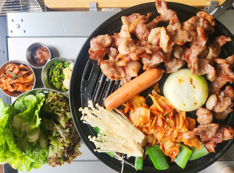 캠핑 고기불판 디바디바 BB1 한달 사용 후기