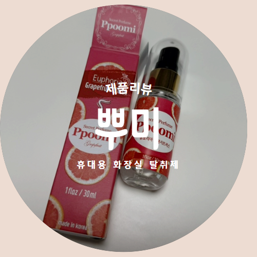  휴대가능한 화장실방향제 토일렛퍼퓸으로 매너지키기 "뿌미" 제품리뷰