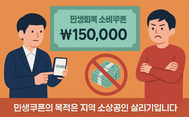 <b>민생회복 소비쿠폰</b> 불법판매, 현금화 시도, <b>깡</b> 거래 단속 강화... 