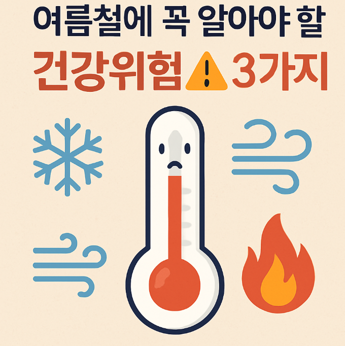  여름철 냉방병 더위 먹었을 때 식중독 증상 응급처치 대처법