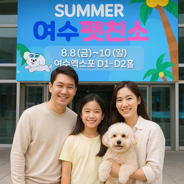  2025 여수 펫친소 기본정보, 여수엑스포 주차장 비용까지