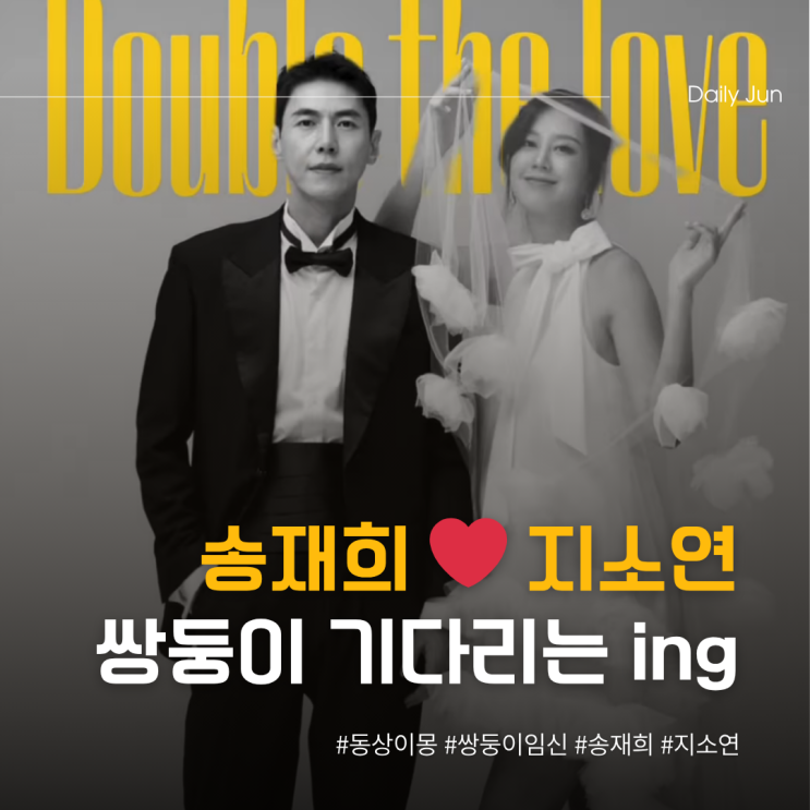  송재희️ 지소연 쌍둥이 임신 동상이몽 이야기