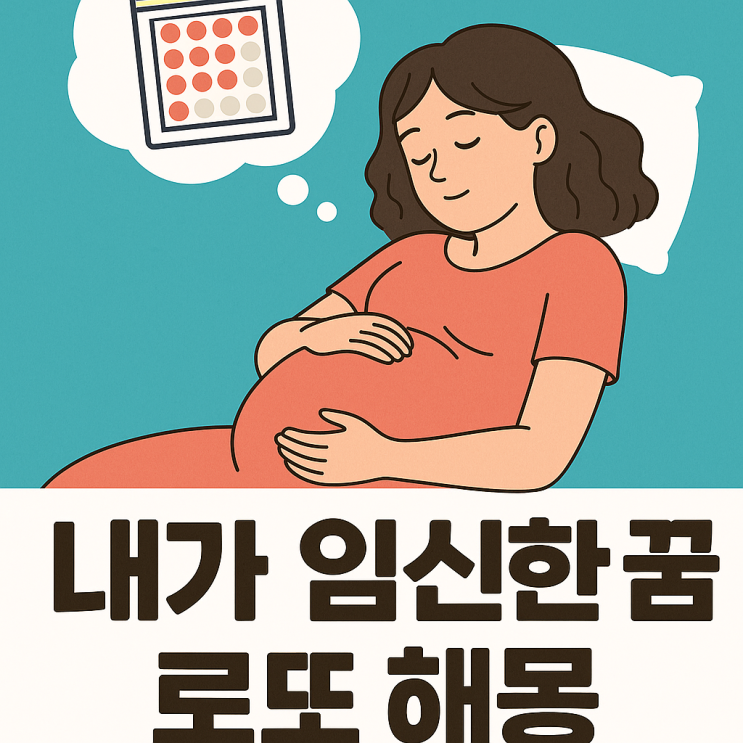  내가임신한꿈로또 해몽
