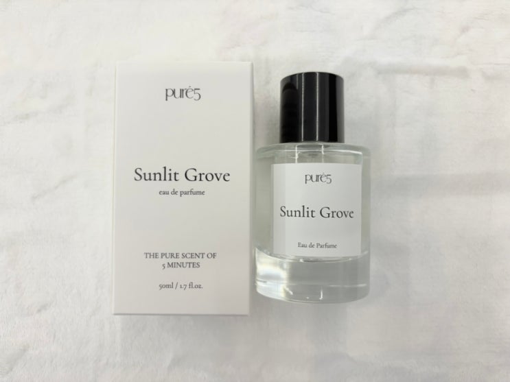  여름 향수 추천｜PURE5 Sunlit Grove, 깨끗한 비누향의 정석