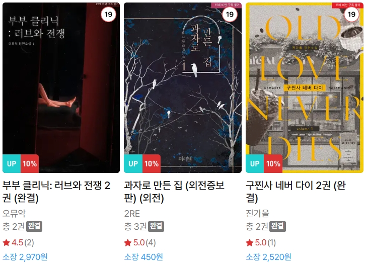  BL소설 신간) 25년 07월 23일 신간