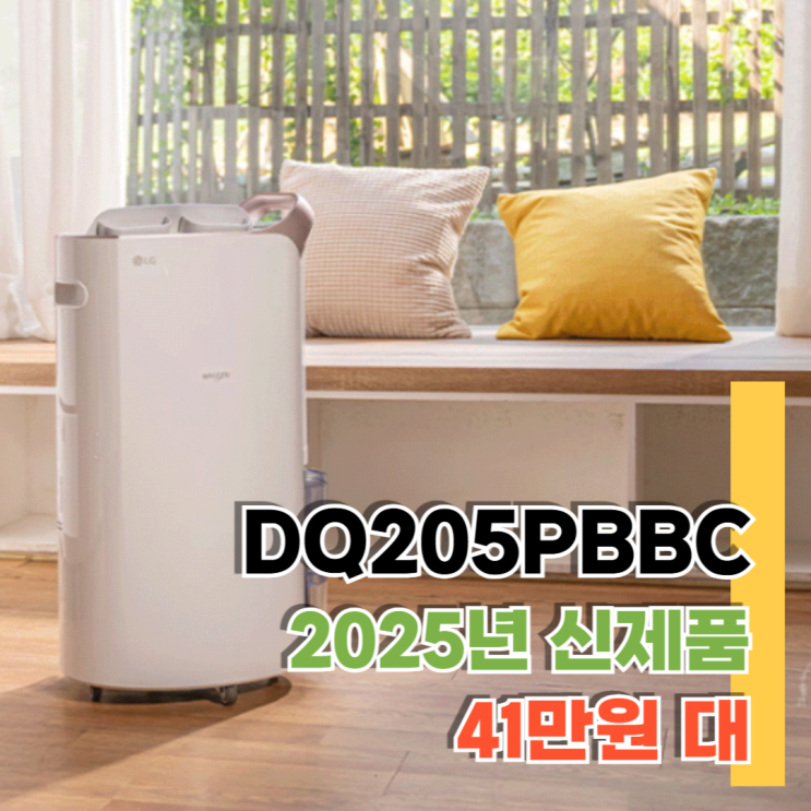  2025 LG 휘센 제습기 DQ205PBBC 리뷰 1등급 20L, 장마철 필수템