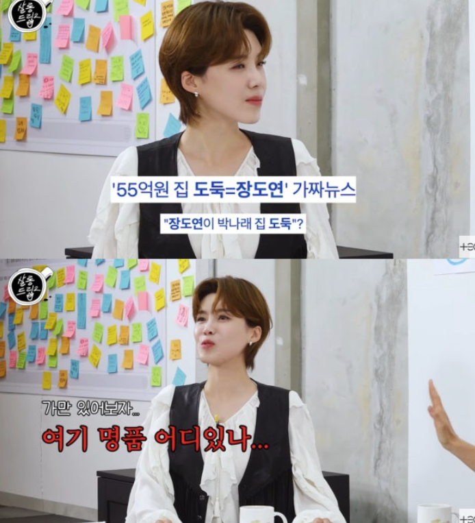  장도연 ‘도둑 루머’ 해명에 빵 터진 이유"명품 다 훔칠 거 같대서요ㅋㅋ"