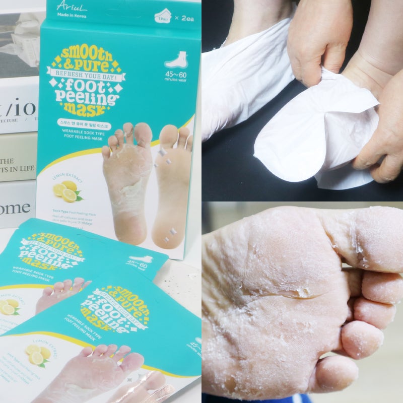 올리브영 발각질제거팩 추천, 아리얼 풋마스크 발뒤꿈치 굳은살 매끈하게 만들기