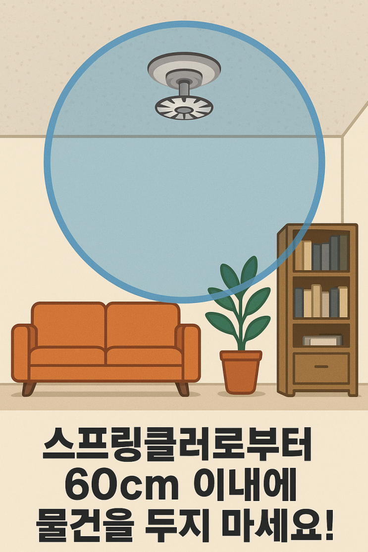   스프링클러 반경 60cm 규정, 꼭 지켜야 할까? 위반 시 과태료부터 형사처벌까지?!!