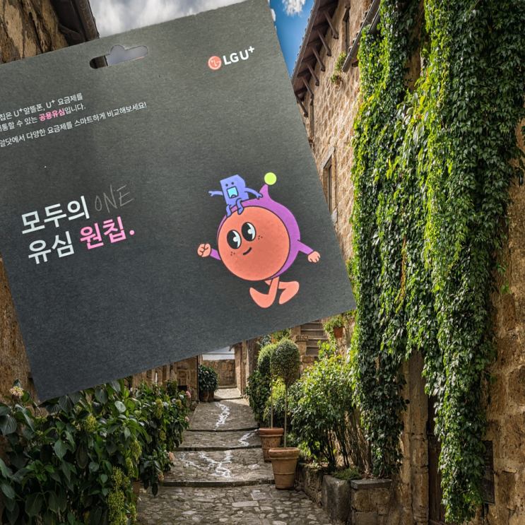  유플러스 원칩 선불폰 개통절차 알아보자.