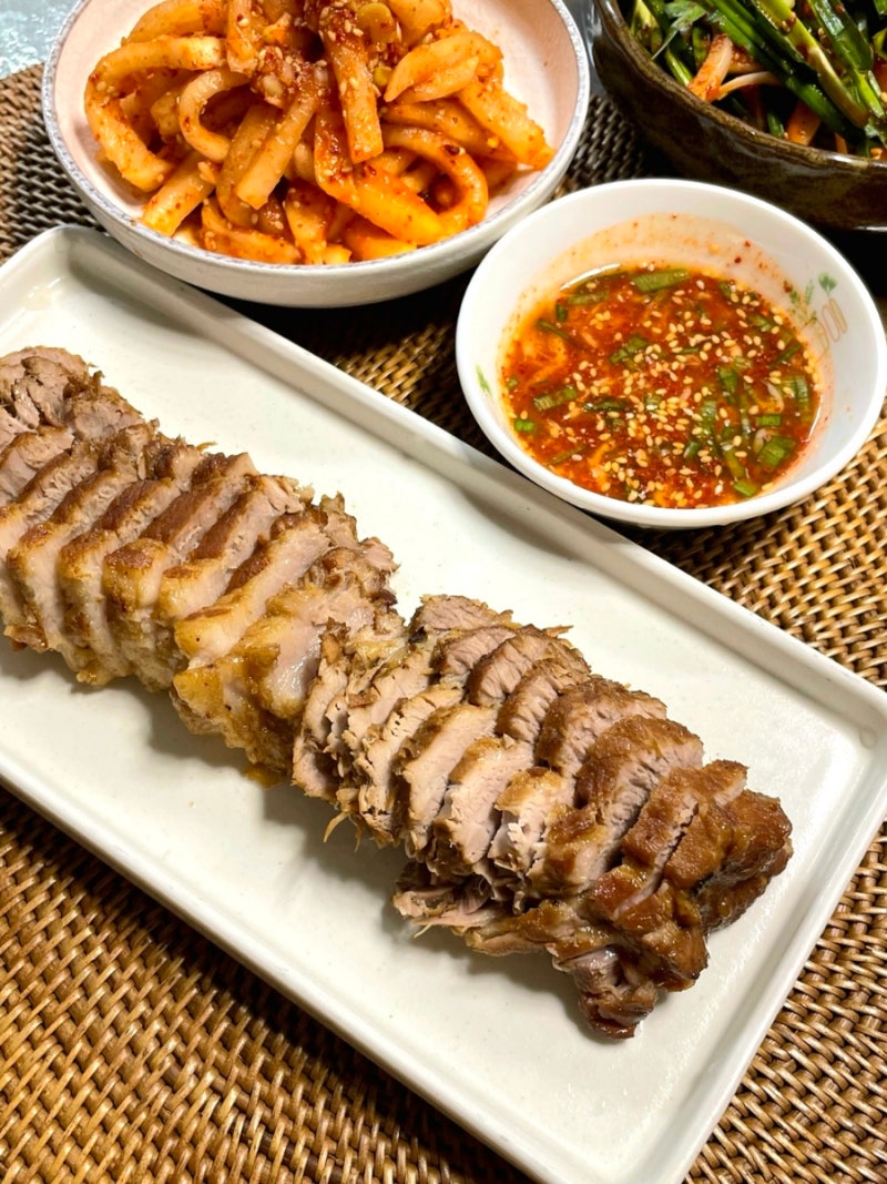 콜라 수육 레시피 압력솥 간단 보쌈 삶는법