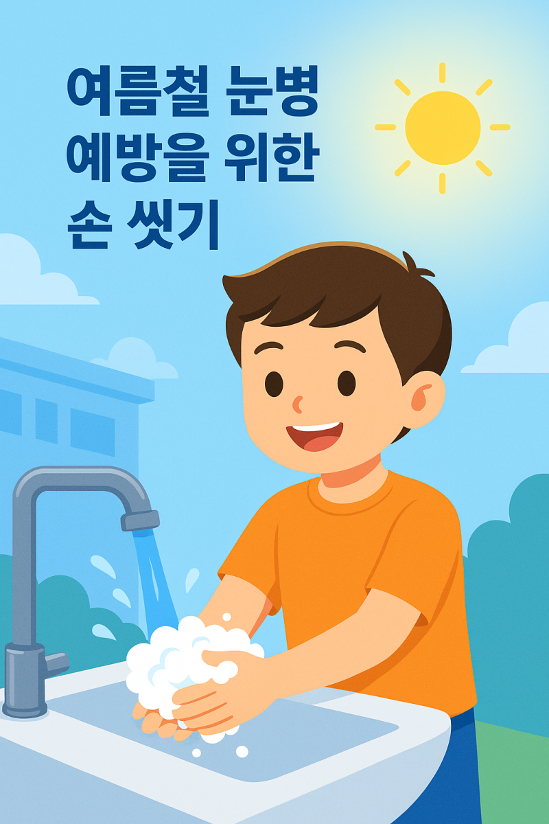 여름철 눈병, 종류부터 예방법까지 꼭 알아두세요!