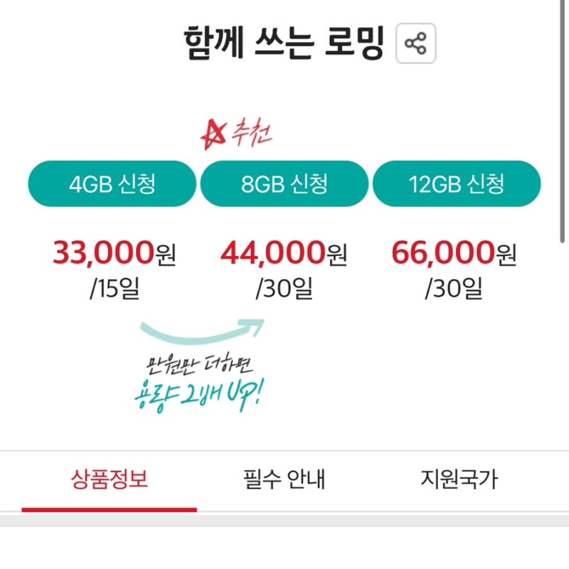 [해외로밍] KT 함께쓰는로밍 ㅣ 가격, 할인정보, 사용후기 총정리!