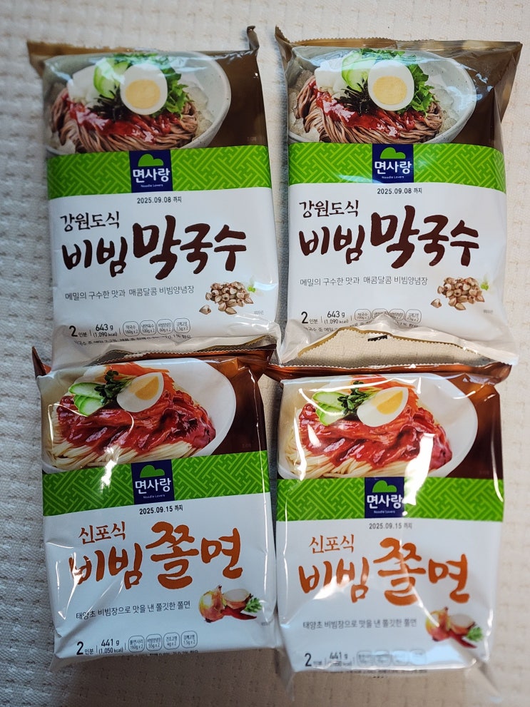  여름 음식추천, 면사랑 강원도식 비빔막국수와 신포식 비빔쫄면