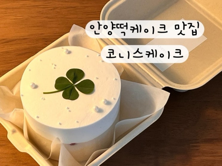  [안양 군포] 기념일 케이크 떡케이크 디자인케이크 맛집 코니스케이크