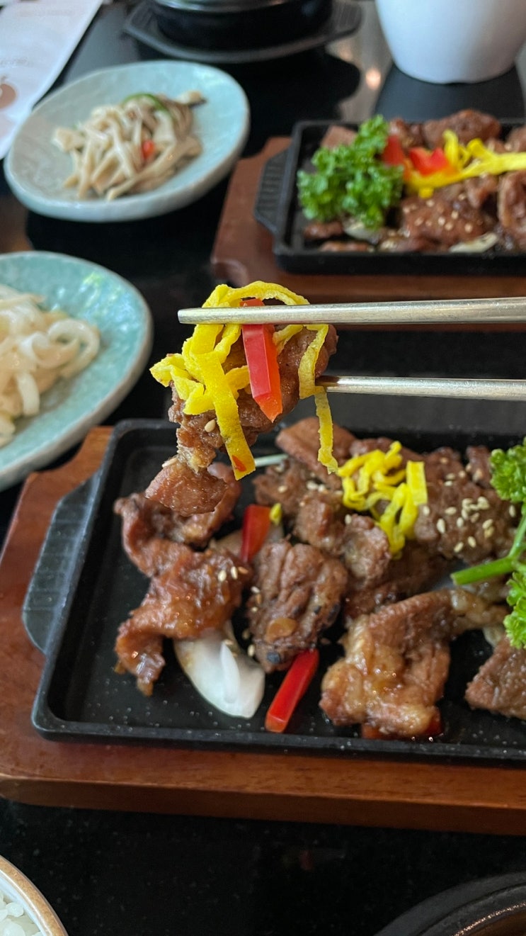  제주흑돼지맛집 낭불 화로구이 제주신화월드점 (15개월 아기 동반)