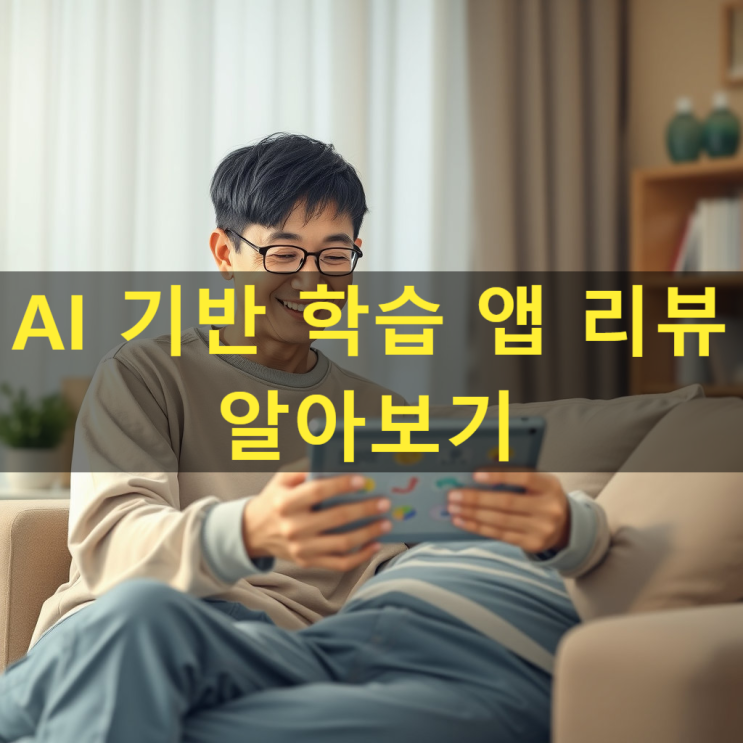  AI 기반 학습 앱 리뷰 알아보기