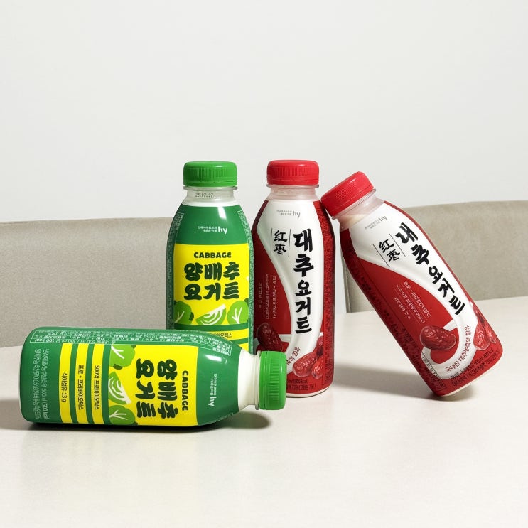  이마트 신상 음료 추천 대추요거트&양배추요거트 건강 간식 디저트