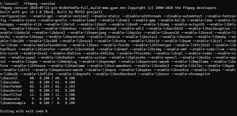 ffmpeg 다운로드 : 네이버 블로그