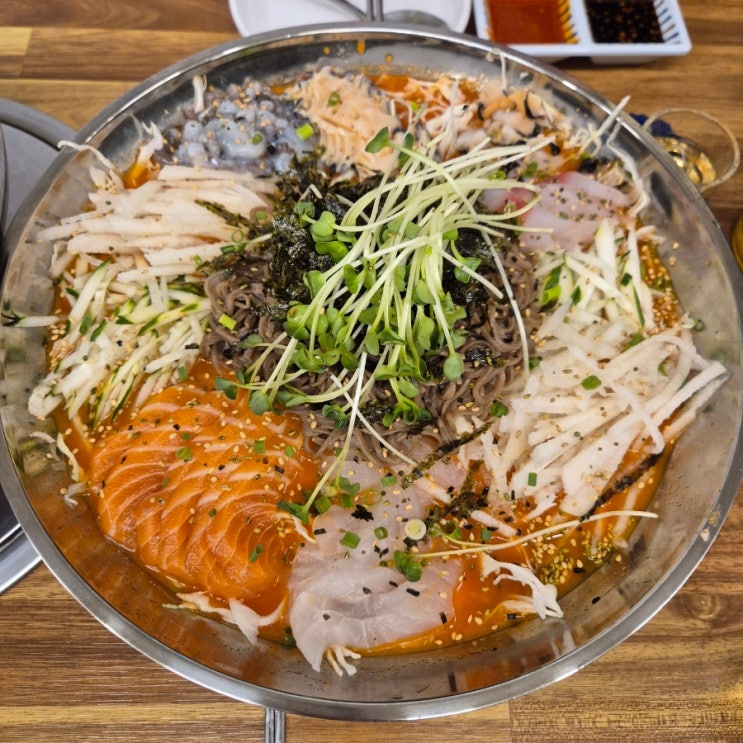  양산 서창 미담초밥 모듬물회 초밥 솔직후기
