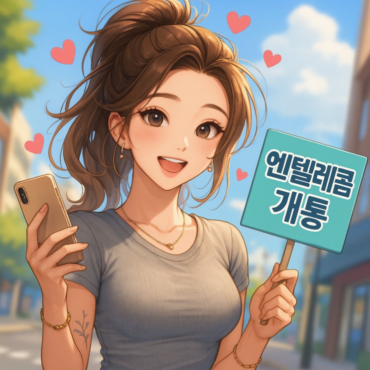  엔텔레콤 개통 선불유심 셀프 접수 순서