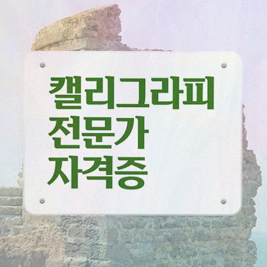  캘리그라피입문 , 자격증 합격한 팁 정보 퍼펙트 요약