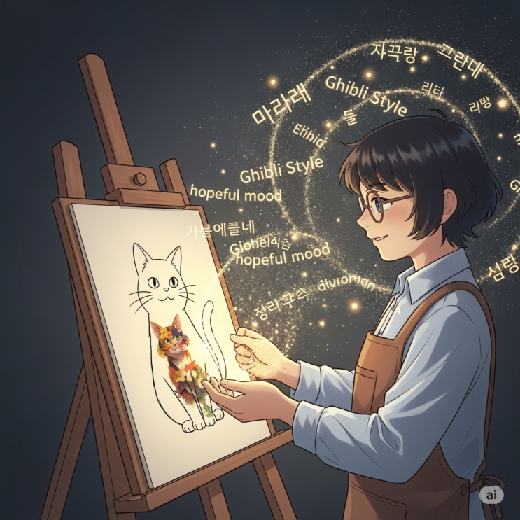  챗GPT 그림, 아직도 '고양이 그려줘'만 하고 계신가요? (초보와 고수를 가르는 결정적 차이) - 중급편(veo3)