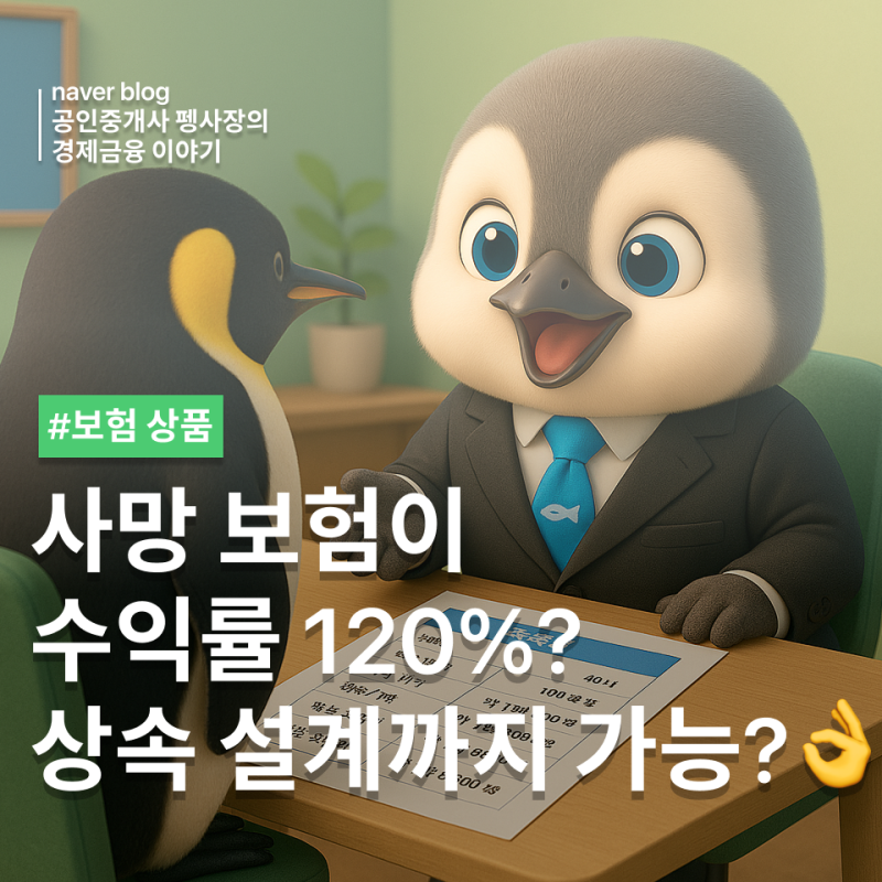 사망보험으로 목돈 마련하는 법 , 수익률 120% 확정 !