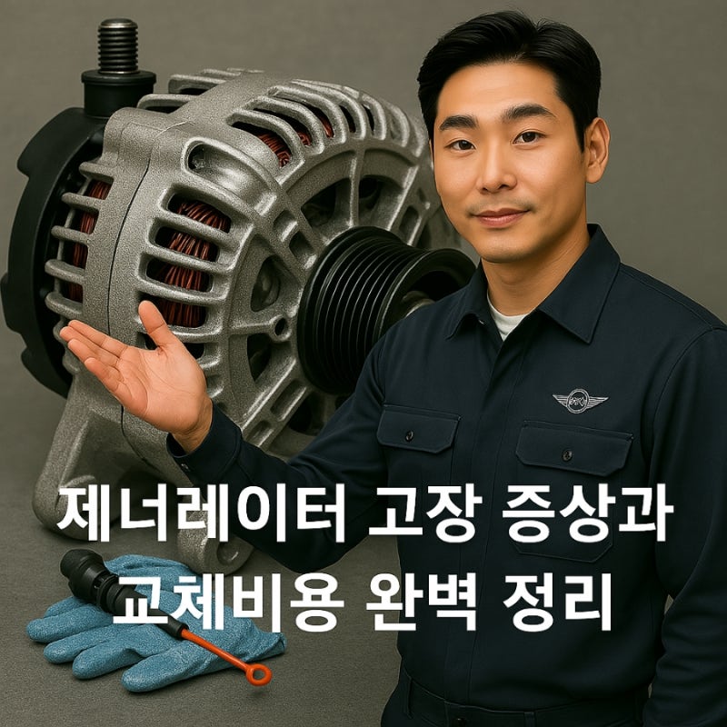 자동차 제너레이터 고장 증상과 교체비용