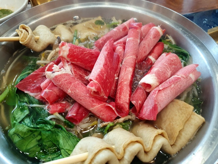  위례스타필드 맛집 위례 샤브샤브 다온정샤브손칼국수 푸짐해