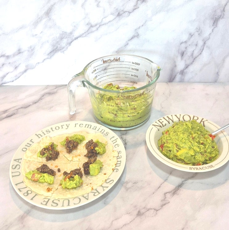  토마토 아보카도 과카몰리 만들기 부터 보관 활용 법 까지