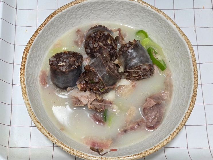  청와옥 군자역직영점 청와옥순대국밥 포장 후기