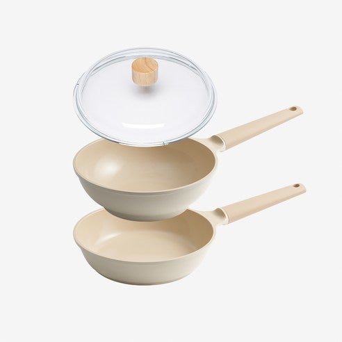 트루쿡 IH 인덕션 세라믹 후라이팬 3종 세트 (28cm) 한 달 사용 후기: 가성비와 실용성, 그리고 ....