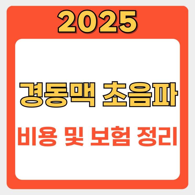 경동맥초음파 비용, 정확도, 방법, 실비 보험까지 완벽 정리!