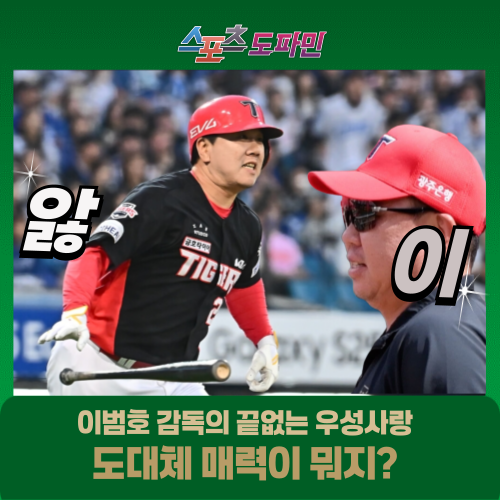 KIA 이우성, <b>감독</b> 믿음 지속될까? <b>이범호</b>의 끝없는 우성앓이...