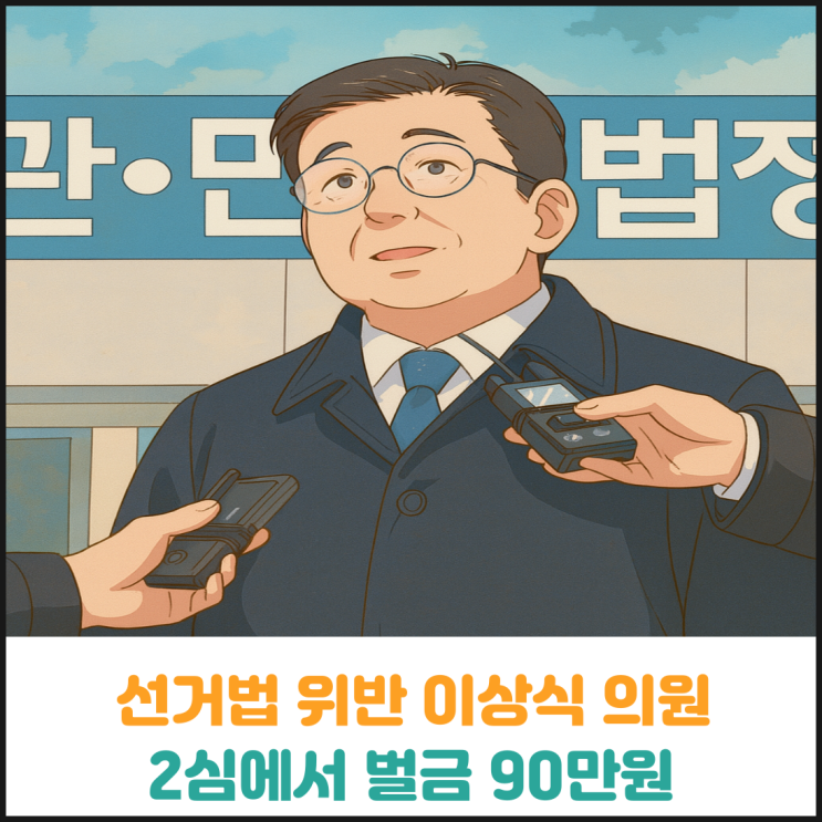  선거법 위반 이상식 의원, 2심에서 벌금 90만원