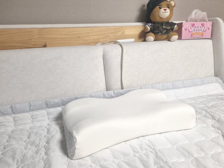  주름방지 베개 추천 및 사용후기! 경추베개 기능성 수면 일자목 거북목 목디스크 하코알 국내최초 뷰티필로우