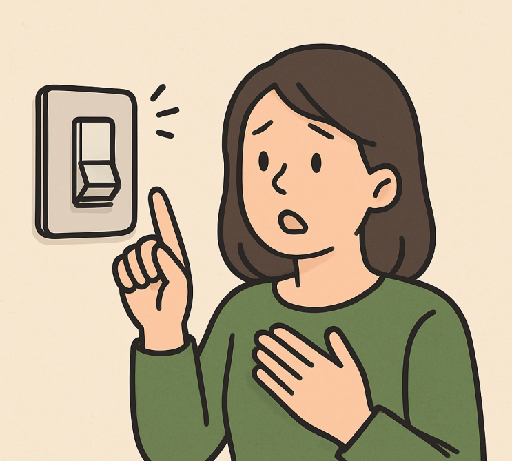  김포 구래동 스위치교체, 눌러도 불이 안 켜진다면? <24시간 출장전기수리>