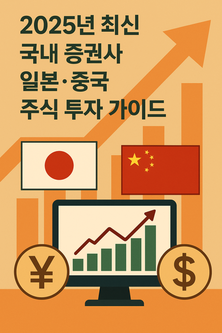  국내 증권사에서 일본, 중국 주식 사는법(투자가이드)