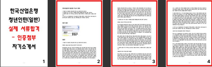  [팁] 한국산업은행 청년인턴 합격 자소서 보기