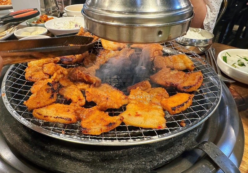 애견동반 홍천맛집 양지말화로구이 고추장삼겹살, 비발디파크 근처 웨이팅 맛집