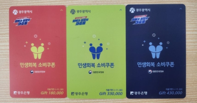  카드만 봐도 ‘수급자’? 소비쿠폰 색깔·금액 노출 논란의 전말