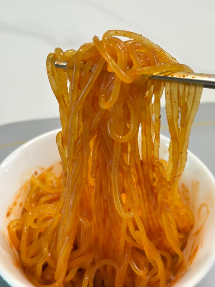  저칼로리국수 요리 호박 18kcal 허니국수