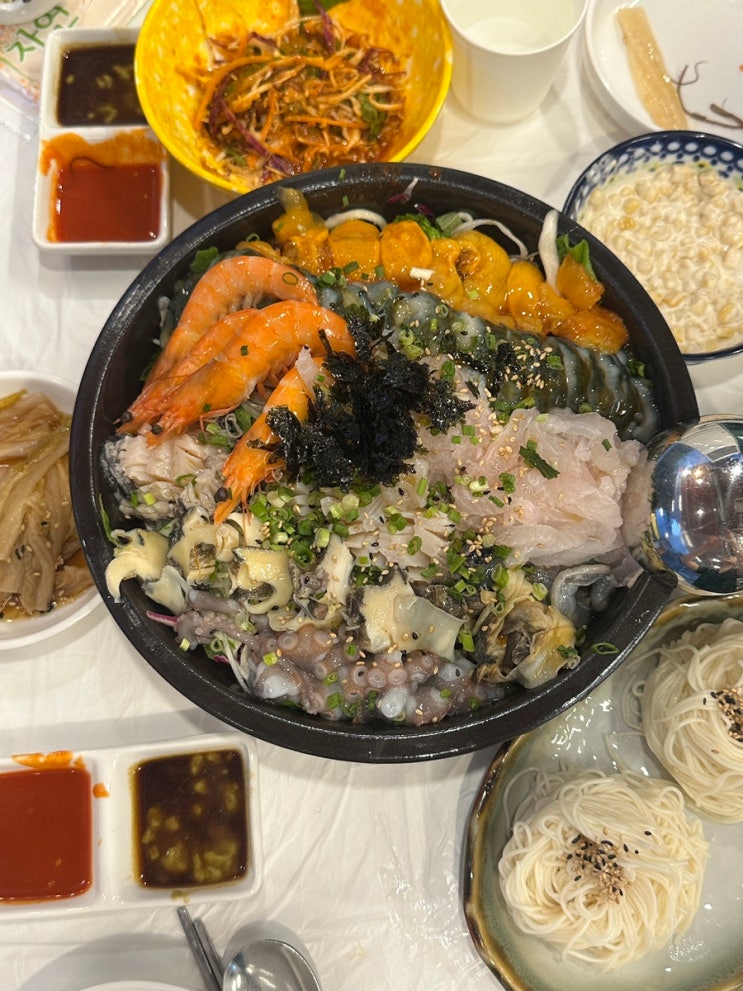  광주 수완지구 물회 맛집 황금회포차