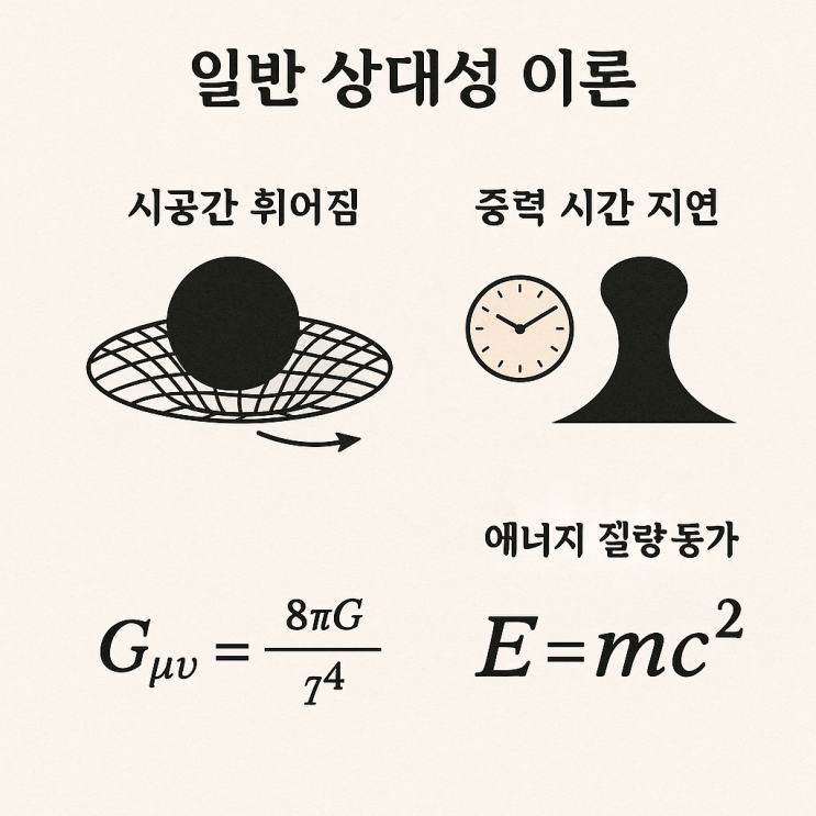  일반 특수 상대성 이론 뜻 공식 시간 중력 예제 문제 예시