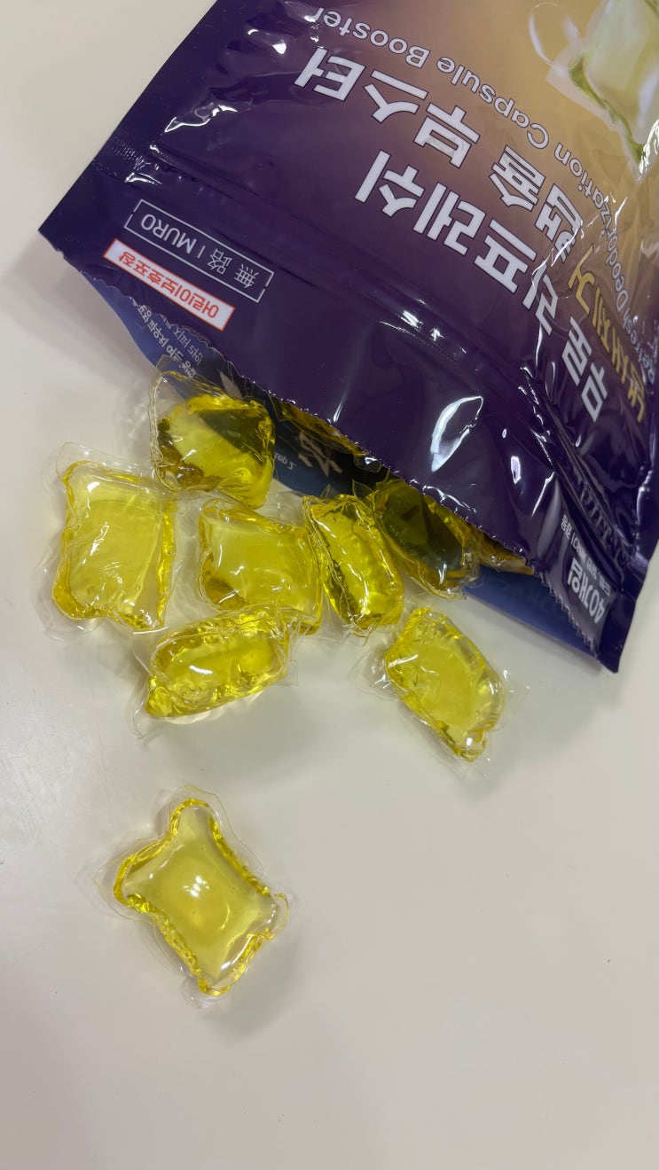  무로 냄세제거 캡슐부스터로 땀냄새·빨래쉰내제거 한 번에! 여름 빨래 완전템