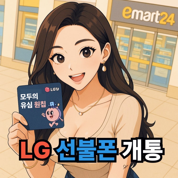  모두의 유심 원칩 LG 선불폰 개통 5분 가이드