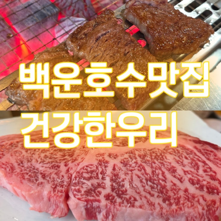  [경기 의왕] 그릴링서비스 마블넘버나인 정육식당 백운호수맛집 건강한우리