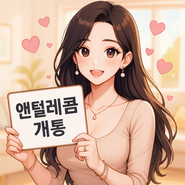  선불폰 앤텔레콤 개통 절차 안내 너무 쉬워요