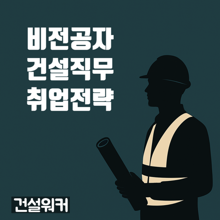  비전공자의 건설직무 취업전략, 이렇게 뚫는다